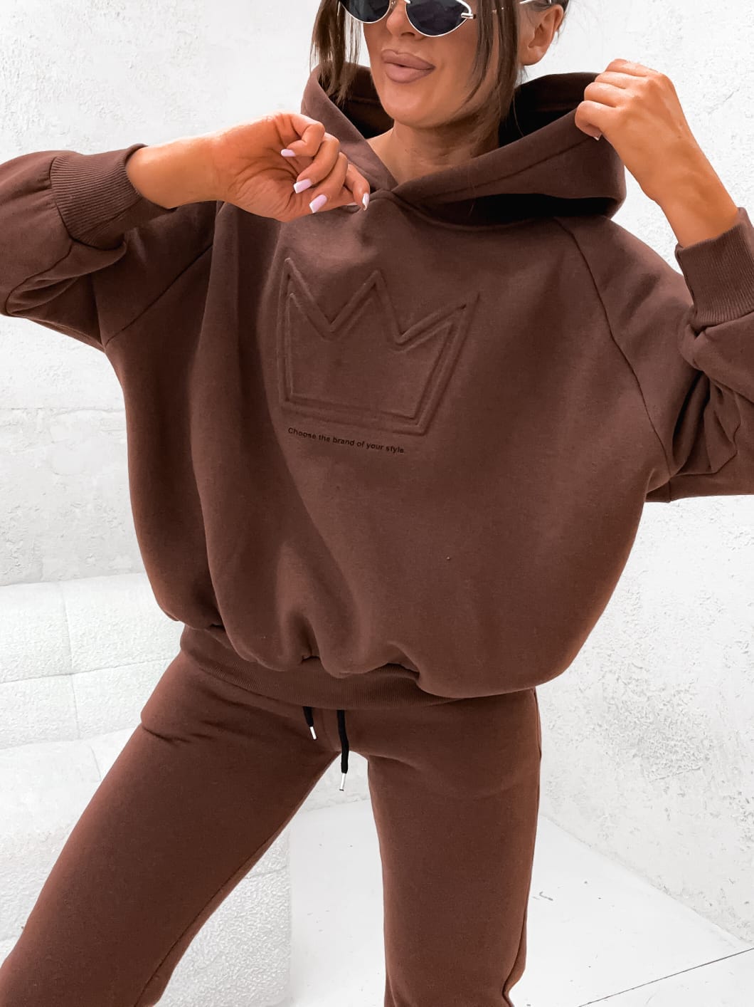 Komplet dresowy z koroną MELEN