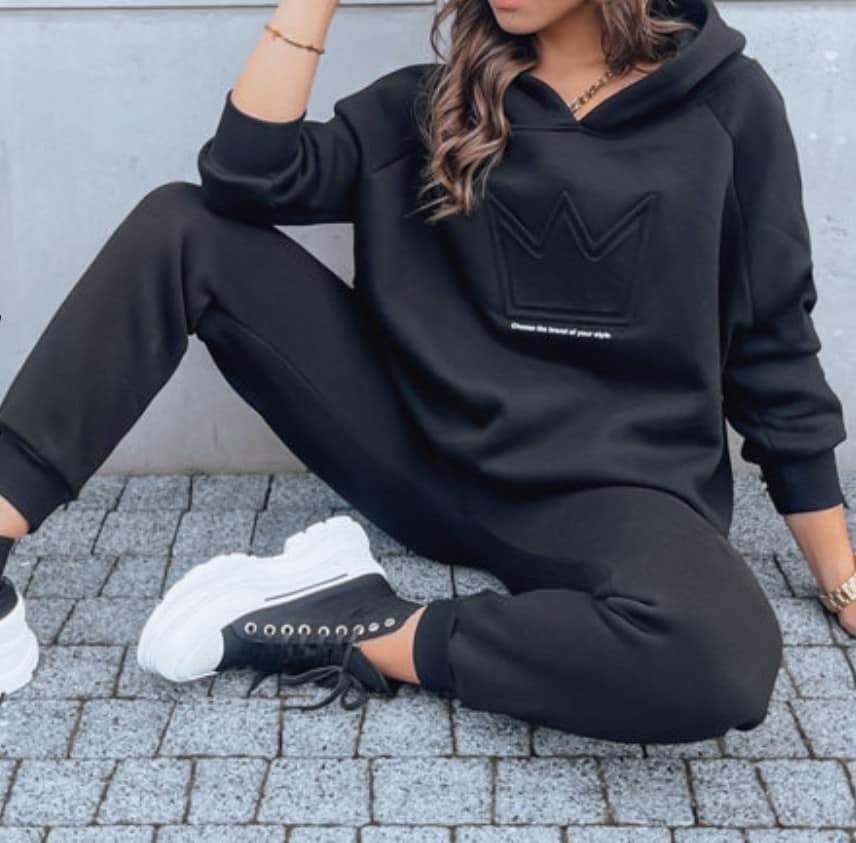 Komplet dresowy z koroną MELEN